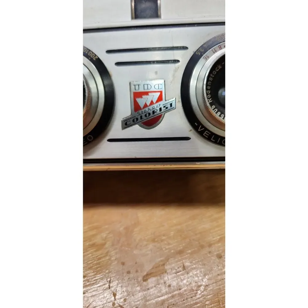 TDC Stereo Colorist 35mm Camera w/Rodenstock Trinar‎ Lenses Untested For Parts